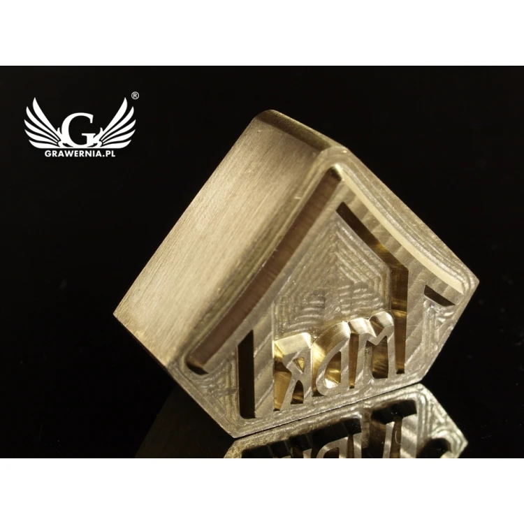 HOTSTAMP - Die / Stamp for hot and cold logo embossing - die dimensions: 32x25mm - CNC