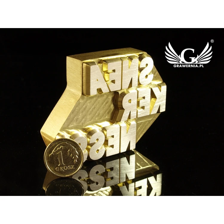Hot Stamp for Hot and Cold Logo Embossing - Die Dimensions: 56.9x43mm - CNC