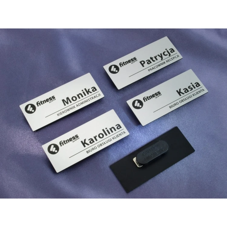 Employee ID Badge - Silver - ID005