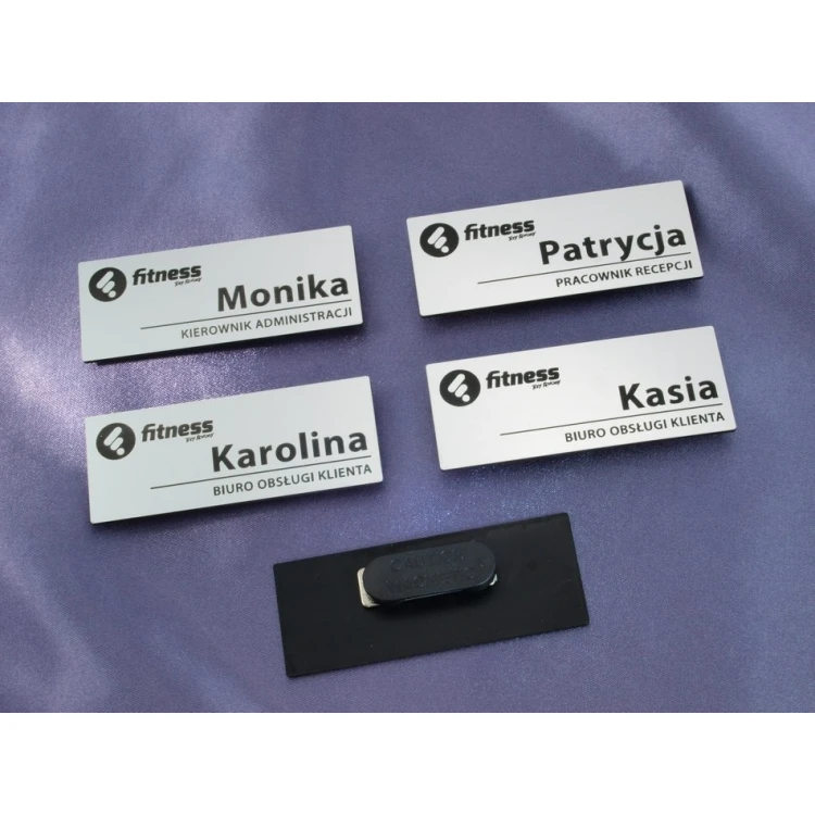 Employee ID Badge - Silver - ID005