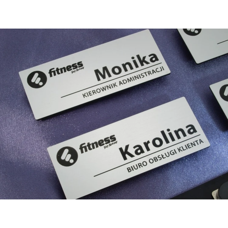 Employee ID Badge - Silver - ID005