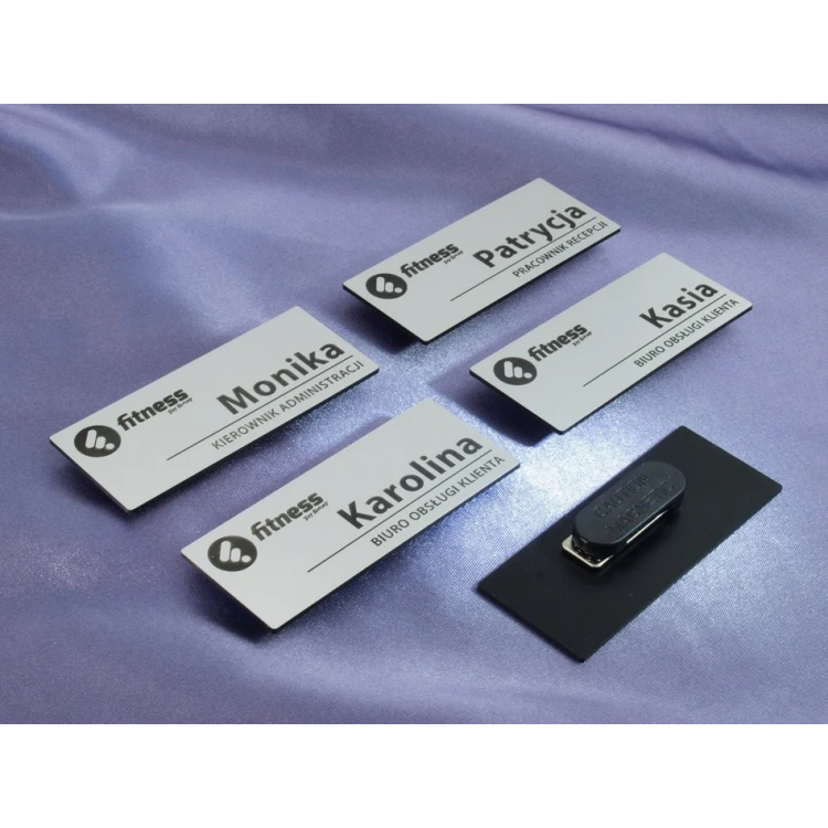 Employee ID Badge - Silver - ID005