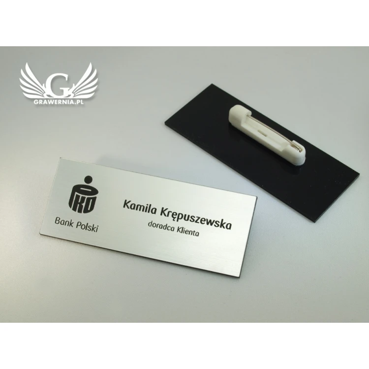 Employee ID Badge - Silver - ID005