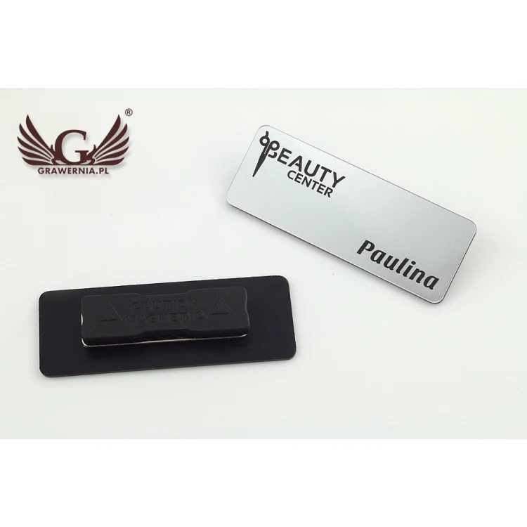 ID Tag - Medium Gold or Silver - ID055