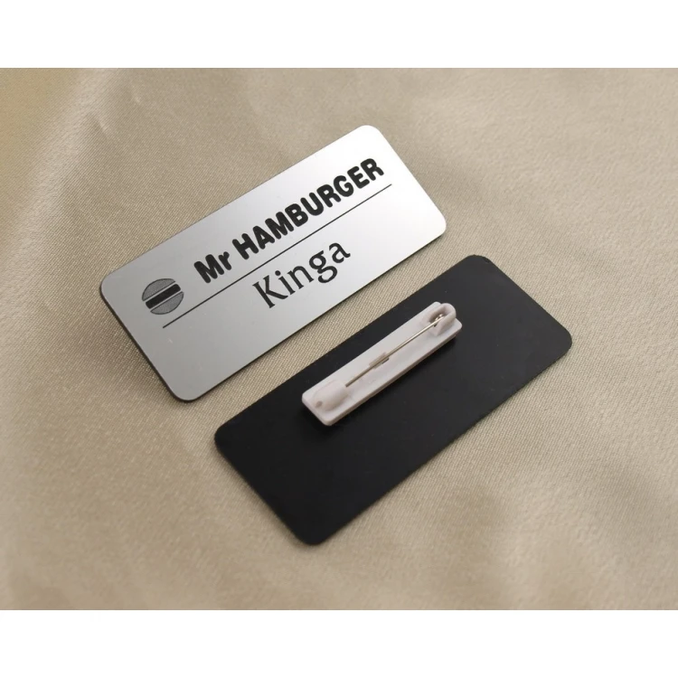 Employee ID Badge - Silver - ID005