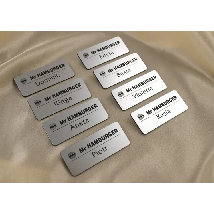 Employee ID Badge - Silver - ID005