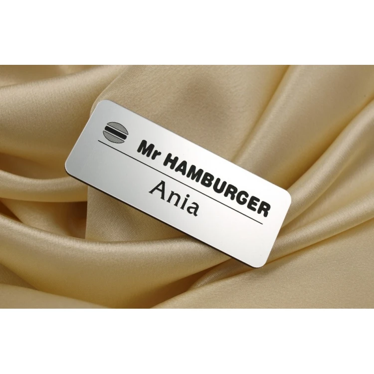 Employee ID Badge - Silver - ID005