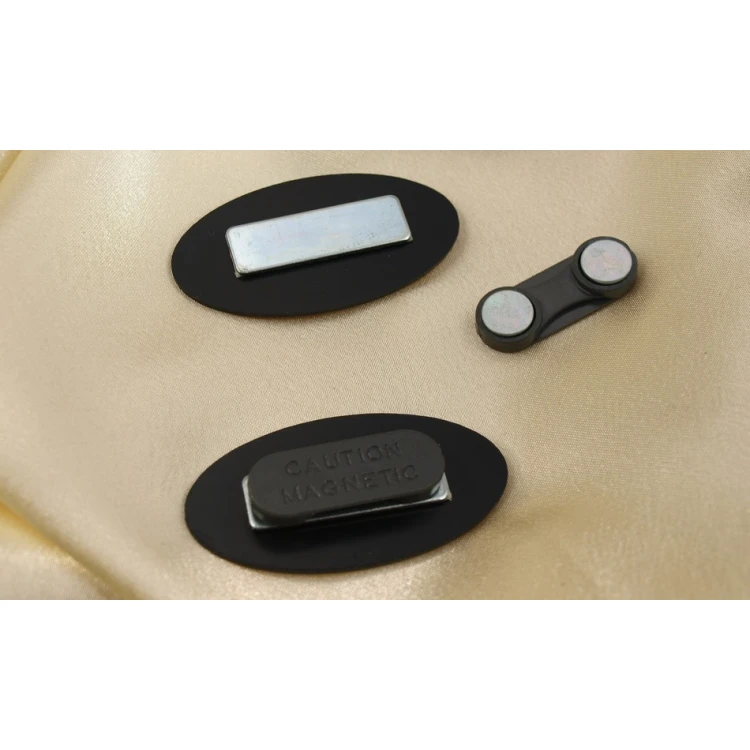 Employee ID Badge - GOLD OR SILVER ELLIPSE - ID014