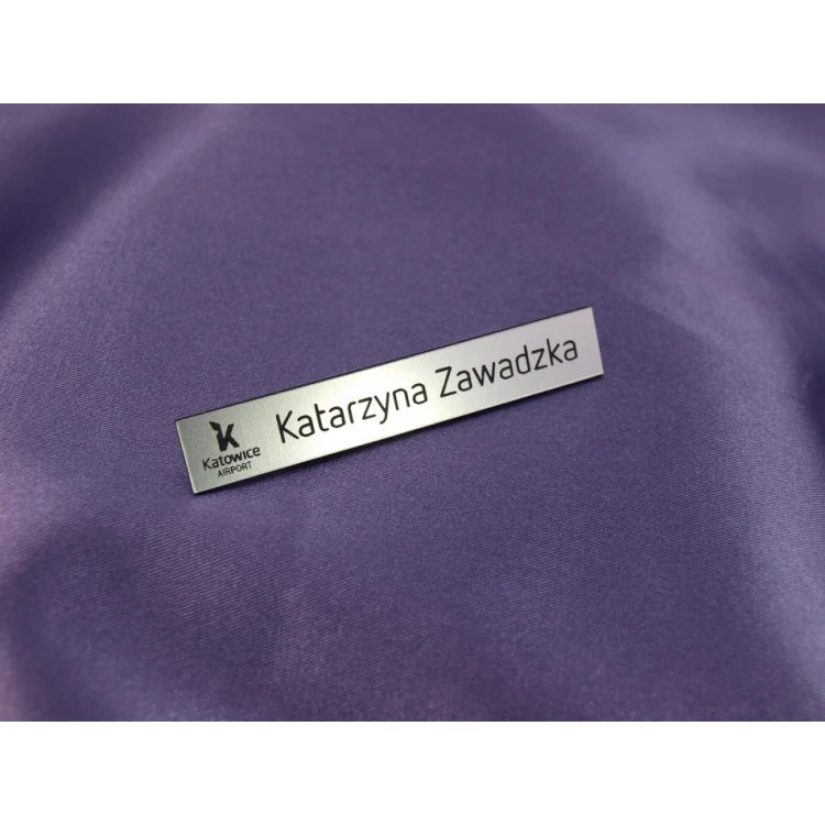 Employee ID Badge Silver 72x12mm - MINI 2 - ID010