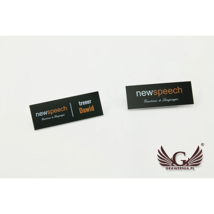 Employee ID Badge - Color UV Print - 70x25mm - ID060