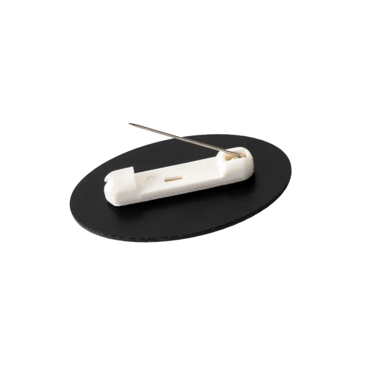 Employee ID Badge - GOLD OR SILVER ELLIPSE - ID014
