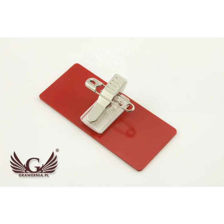 ID Tag - Medium White with Engraving - ID049