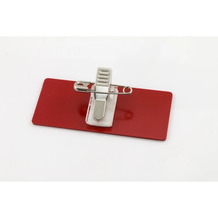 ID Tag - Medium White with Engraving - ID049
