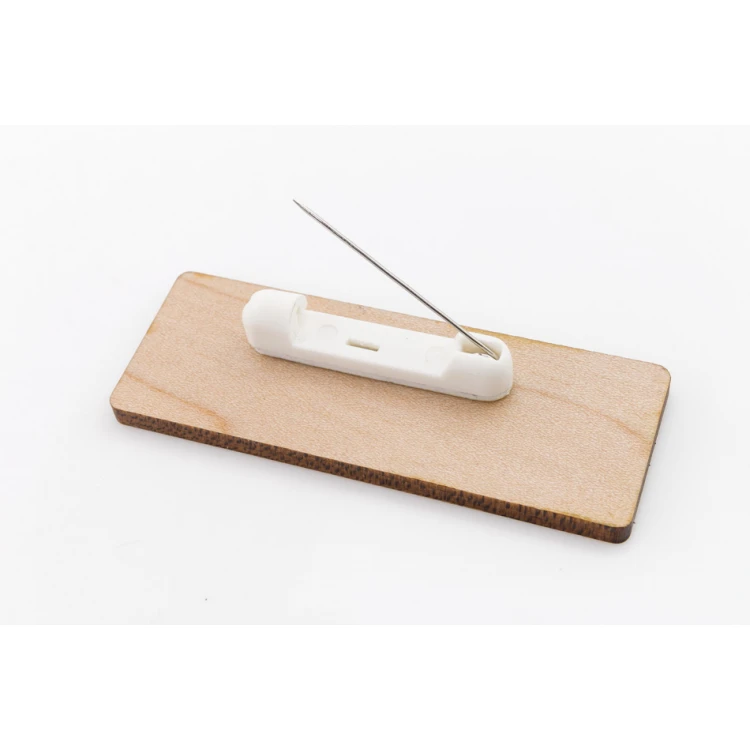 Wooden ID Badge - Medium - Premium Maple Wood - ID0100