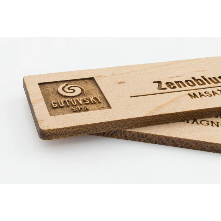 Wooden ID Badge - Medium - Premium Maple Wood - ID0100