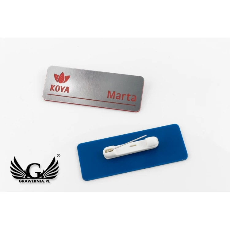 Identifier - medium - silver with engraving - ID077