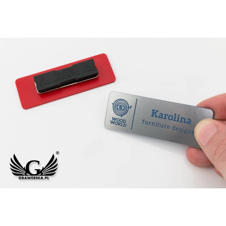 Identifier - medium - silver with engraving - ID077