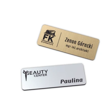 ID Tag - Medium Gold or Silver - ID055
