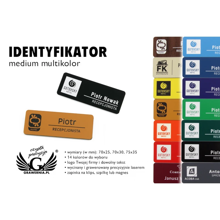 Identifier - Multicolor Medium - ID057