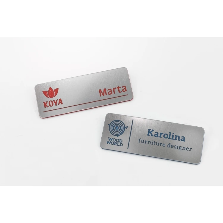 Identifier - medium - silver with engraving - ID077