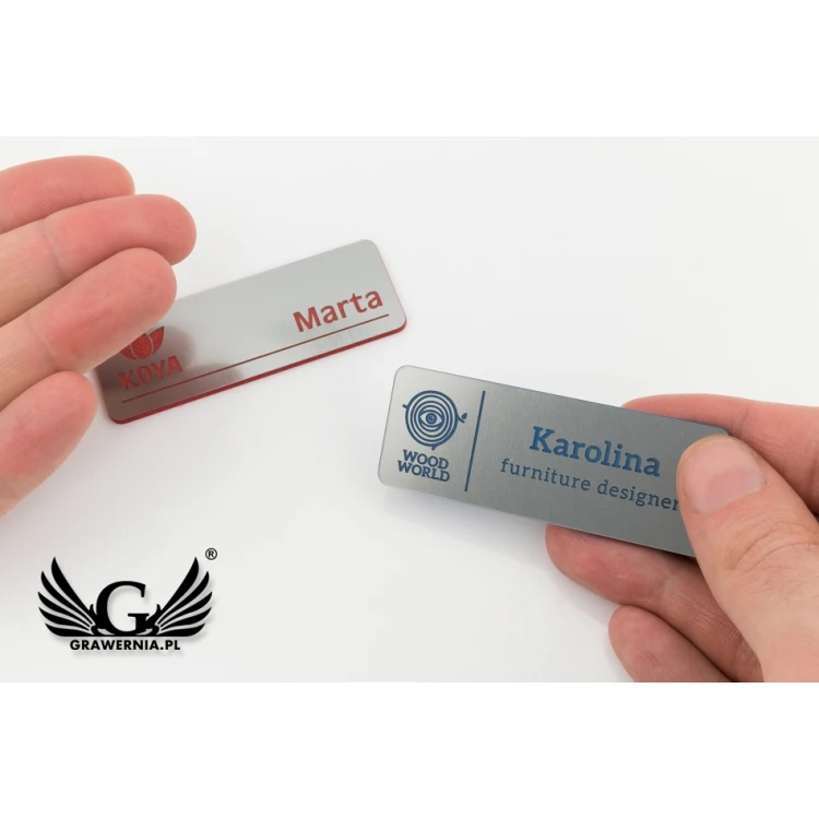 Identifier - medium - silver with engraving - ID077