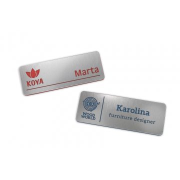 Identifier - medium - silver with engraving - ID077