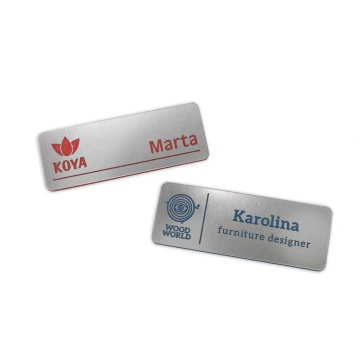 Identifier - medium - silver with engraving - ID077