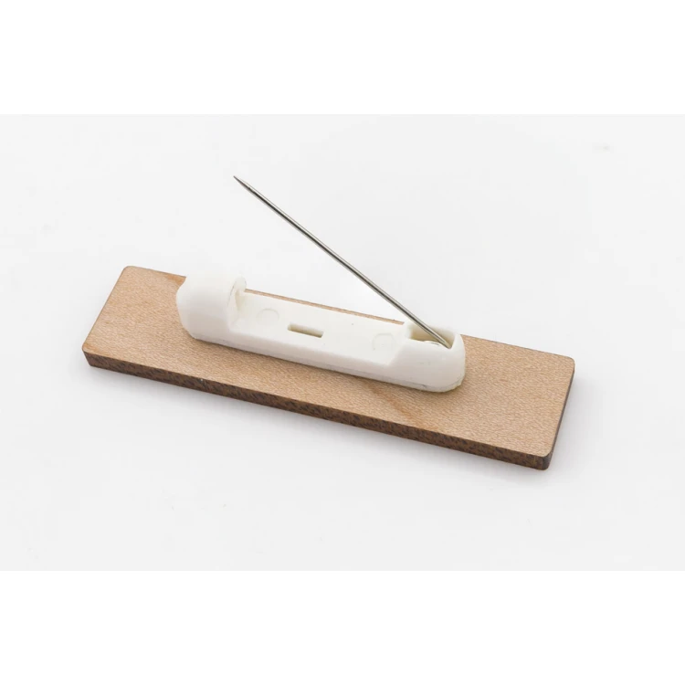 Wooden ID Badge - Slim - Premium Maple Wood - Size 70x15mm - ID101