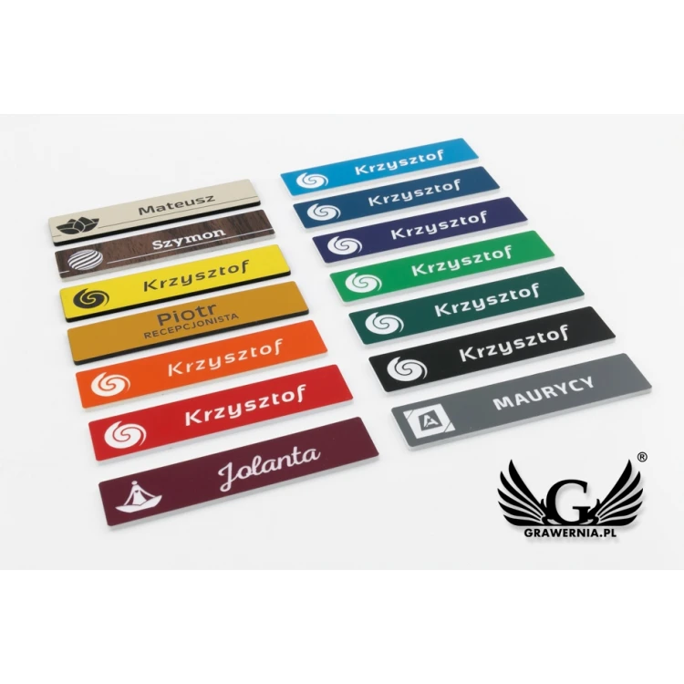 ID Badge - Slim Multicolor - 70x15mm - ID056