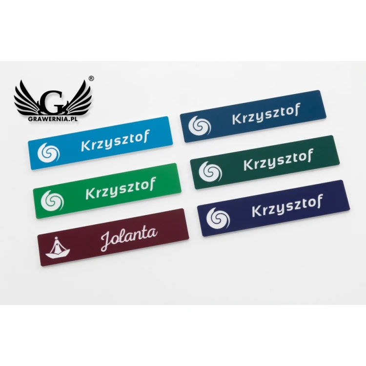 ID Badge - Slim Multicolor - 70x15mm - ID056
