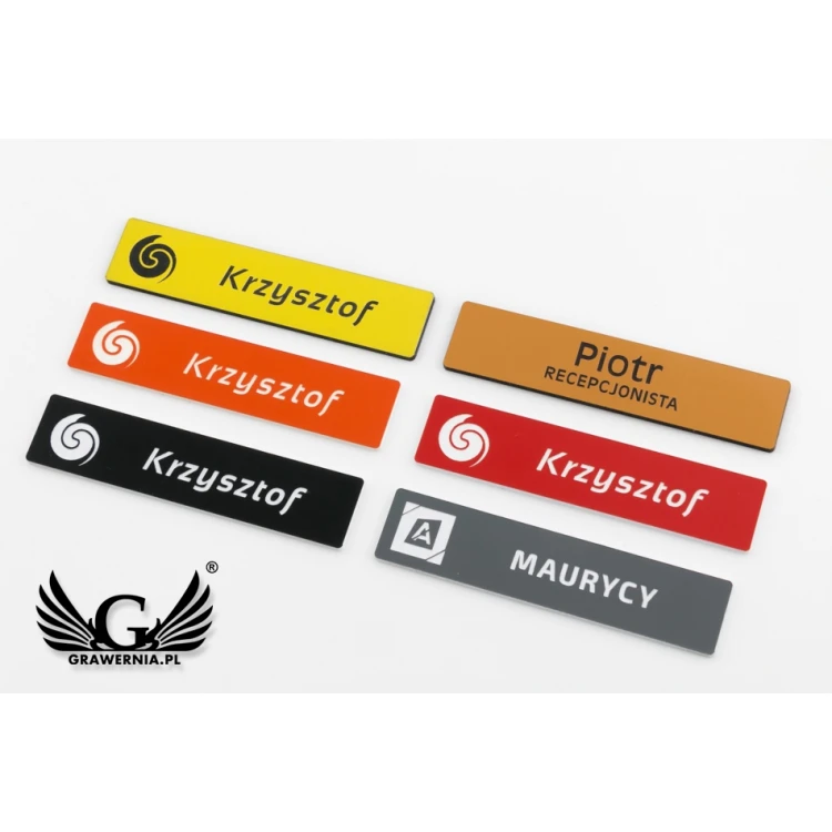 ID Badge - Slim Multicolor - 70x15mm - ID056