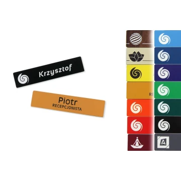 ID Badge - Slim Multicolor - 70x15mm - ID056