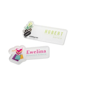 ID Badge with Any Logo - Plexi with UV Print - ID109