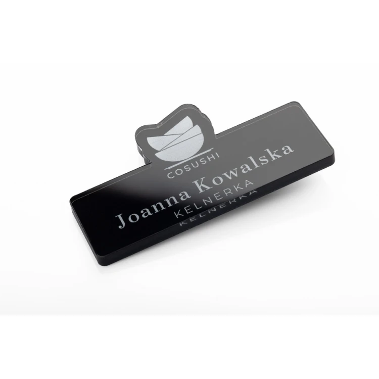 ID Badge with Any Logo - Plexi with UV Print - ID112