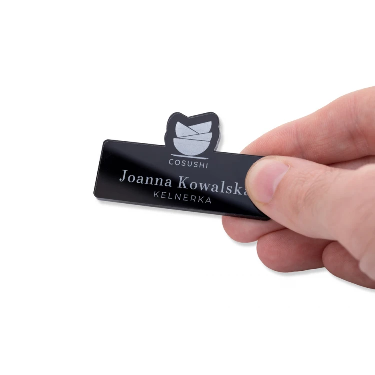 ID Badge with Any Logo - Plexi with UV Print - ID112