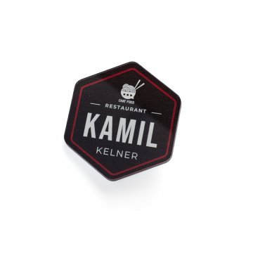 ID Badge with Any Logo - Plexiglass with UV Print - ID115