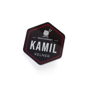 ID Badge with Any Logo - Plexiglass with UV Print - ID115