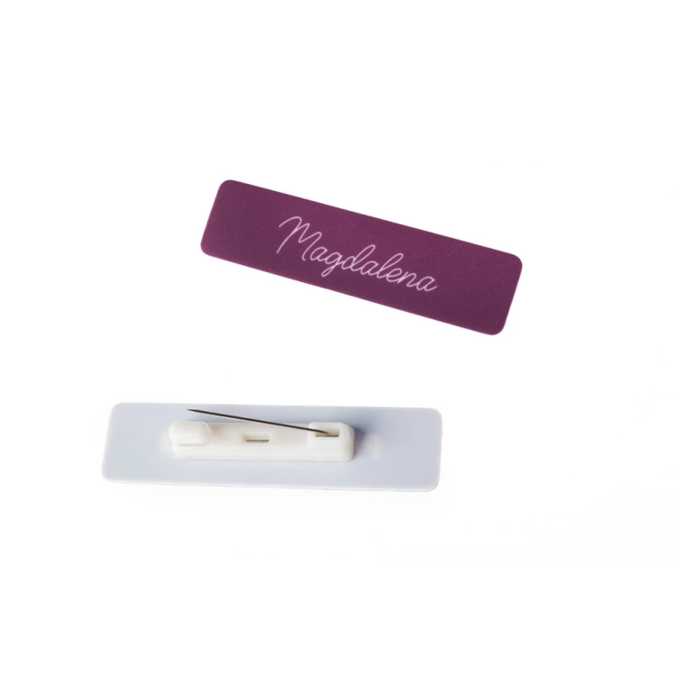 UV Print Badge - HIPS Material - Size 67x17mm - ID119