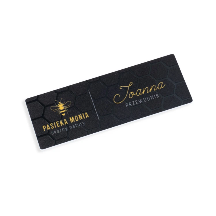 UV Print Badge - HIPS Material - Size 75x25mm - ID121