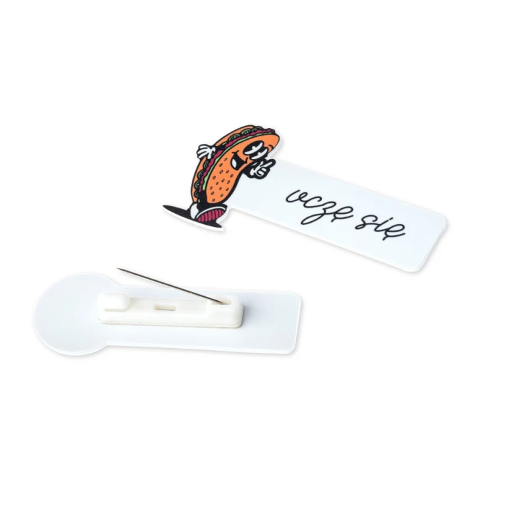 UV Print Badge - HIPS Material - Size 75x35mm - ID123
