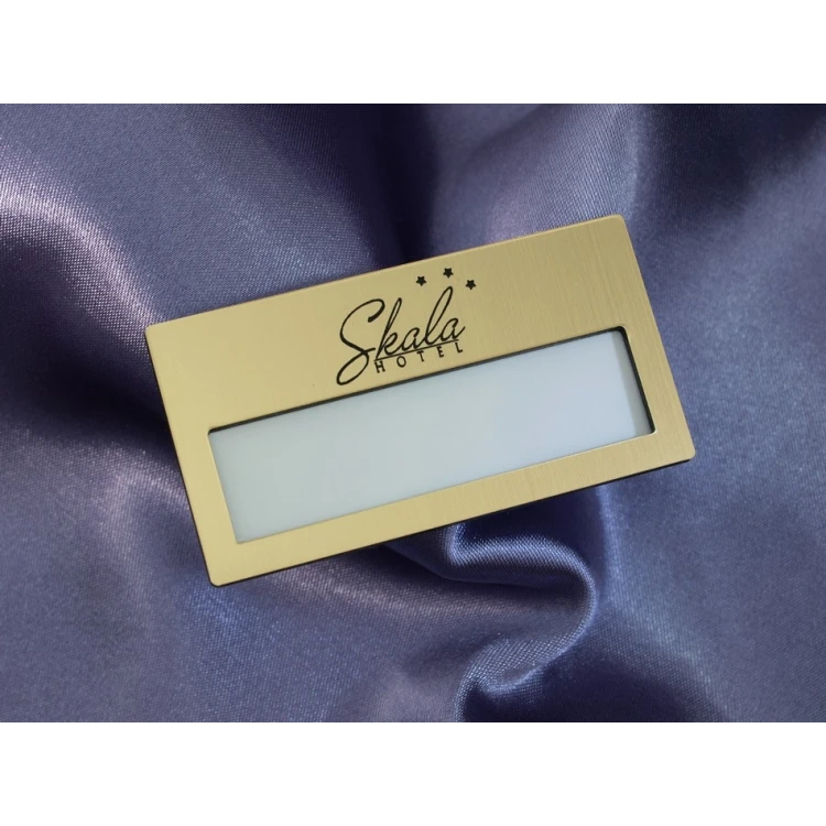 ID Badge with Window - Gold M - ID021