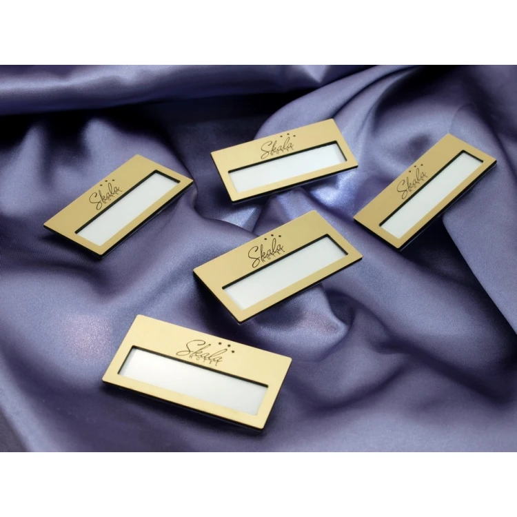 ID Badge with Window - Gold M - ID021