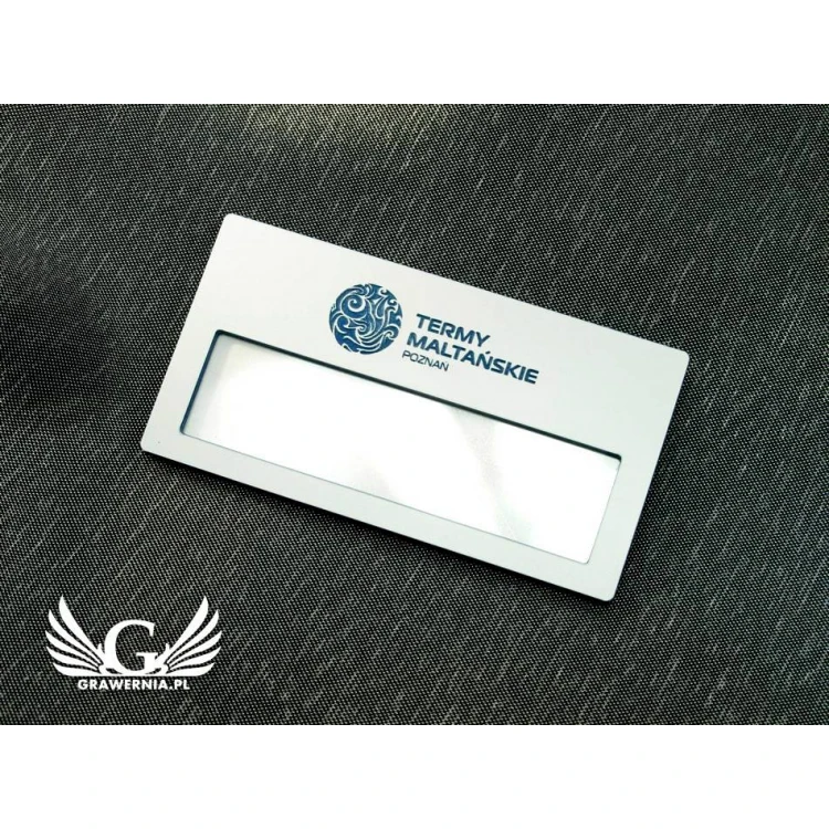 ID Badge with Window - White M - ID025