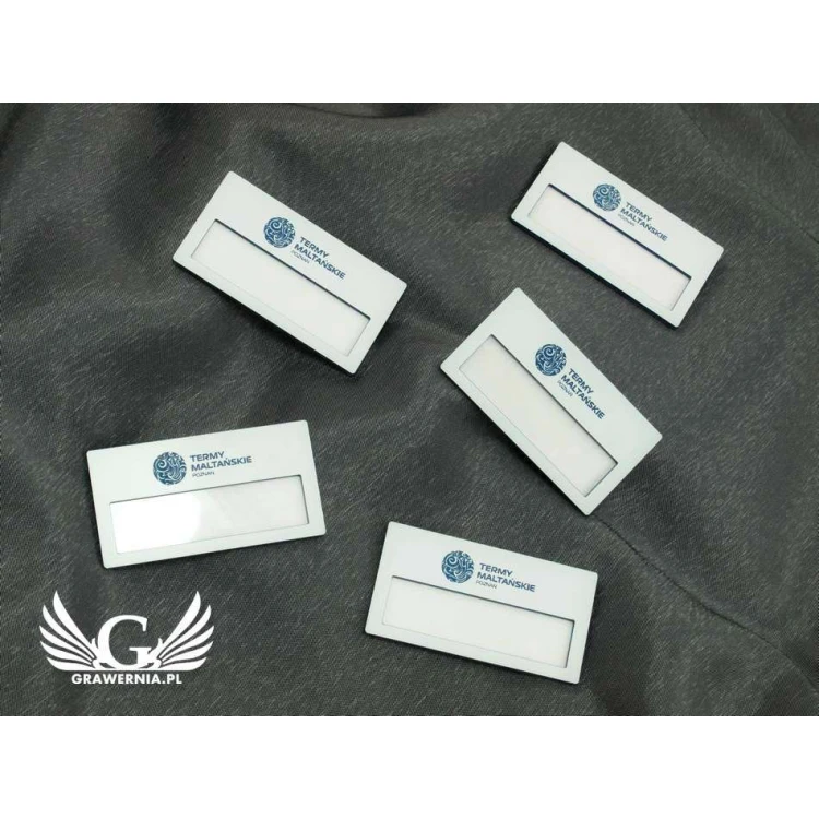 ID Badge with Window - White M - ID025