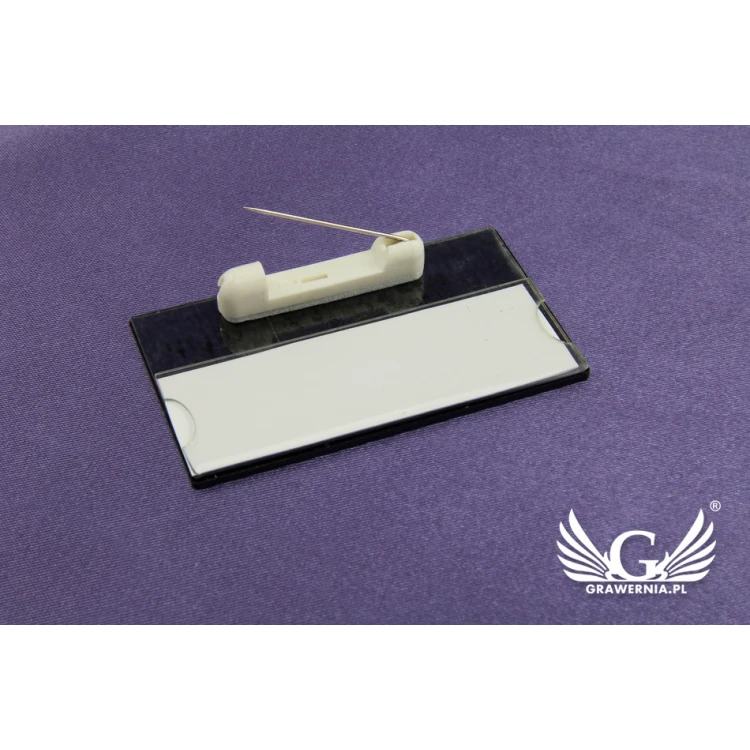 ID Badge with Window - Silver B - ID022