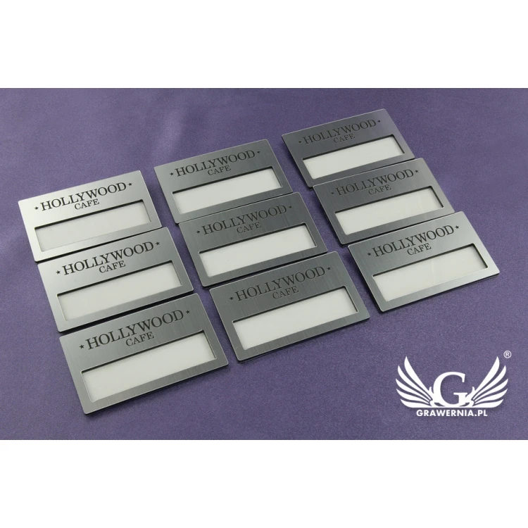 ID Badge with Window - Silver B - ID022