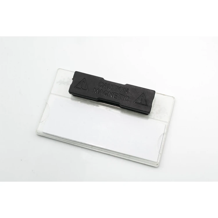 ID Tag with Window - Wood Imitation B - Size: 67x40mm - ID095