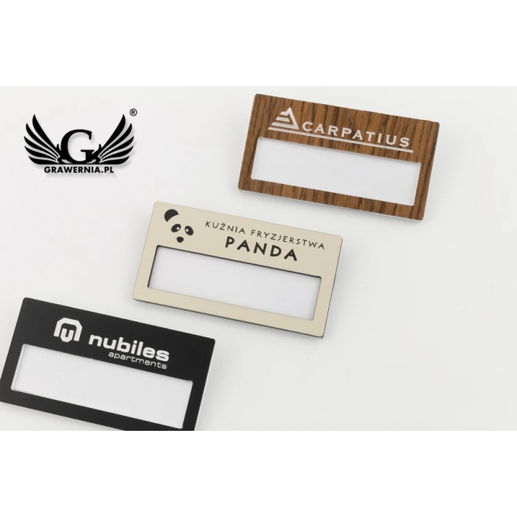 ID Badge with Window - Multicolor M - Size 67x35mm - ID068