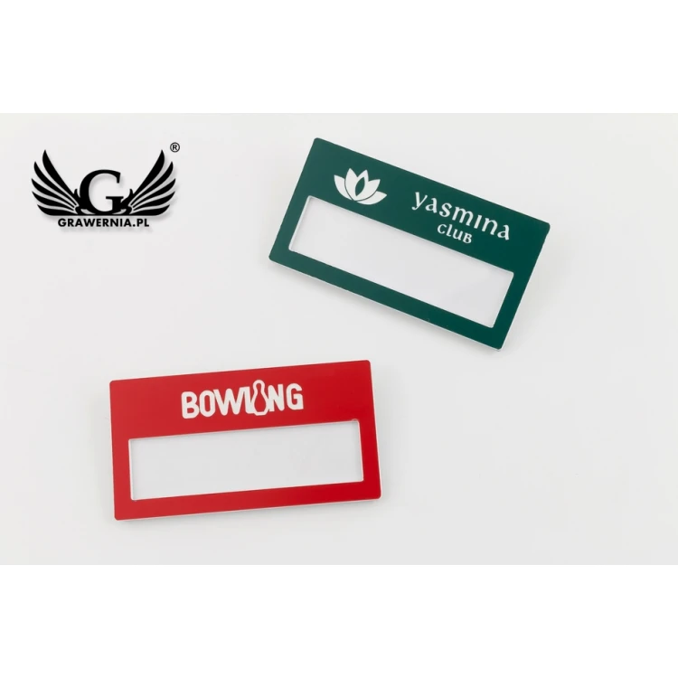 ID Badge with Window - Multicolor M - Size 67x35mm - ID068