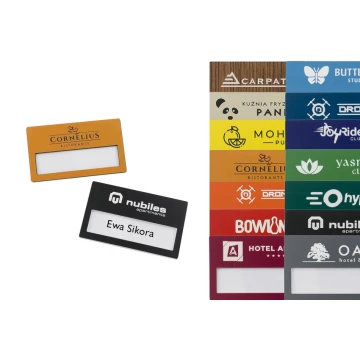 ID Badge with Window - Multicolor B - Size: 67x40mm - ID069